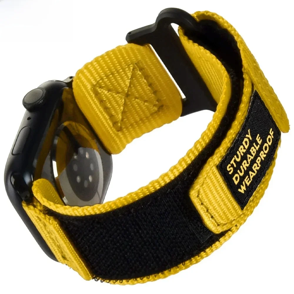 Sport-Nylonarmband für Apple Watch Band Ultra 3/2 49 mm 46 mm 42 mm 45 mm 44 mm 41 mm 40 mm Armband für Iwatch Serie 11 10 9 8 7 6 SE