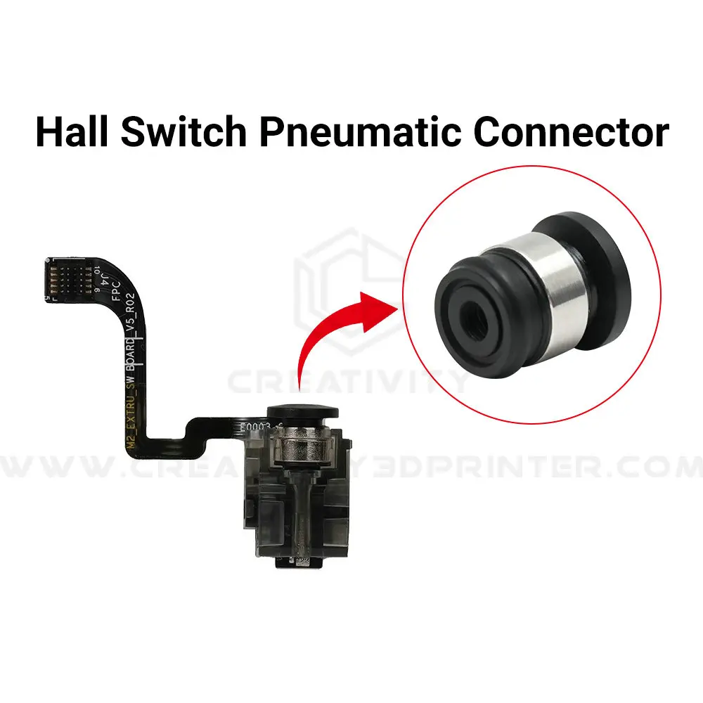 For Lab X1 P1P P1S A1 3D Printer PTFE Tube Hall Switch Pneumatic Connector 1.75mm Filament Extruder 3D Printer Parts