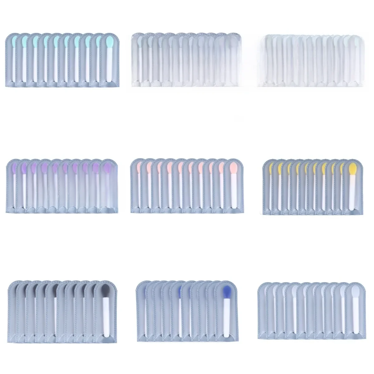 Mini brosse en silicone pour masque Jules Balms avec ventouse, couvercle anti-poussière, rouge à lèvres cosmétique, pinceaux de maquillage, pinceau rouge à lèvres, 1 pièce, 3 pièces, 10 pièces