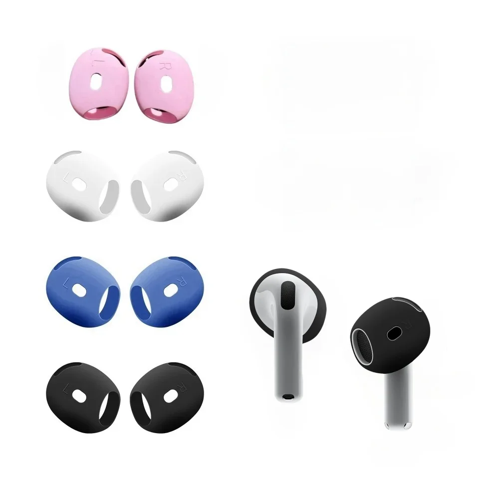 Pour AirPods 4 embouts d'oreille housses d'écouteurs, peau de remplacement en Silicone antidérapante pour Apple AirPods 4e génération Gels d'oreille 2 paires