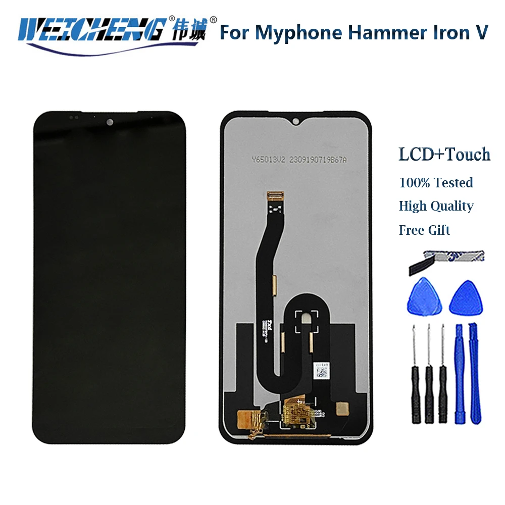 New Original myPhone Hammer Iron V Lcd display Glass Assembly Touch Screen Glass 5.5inch for myPhone Hammer IronV LCD