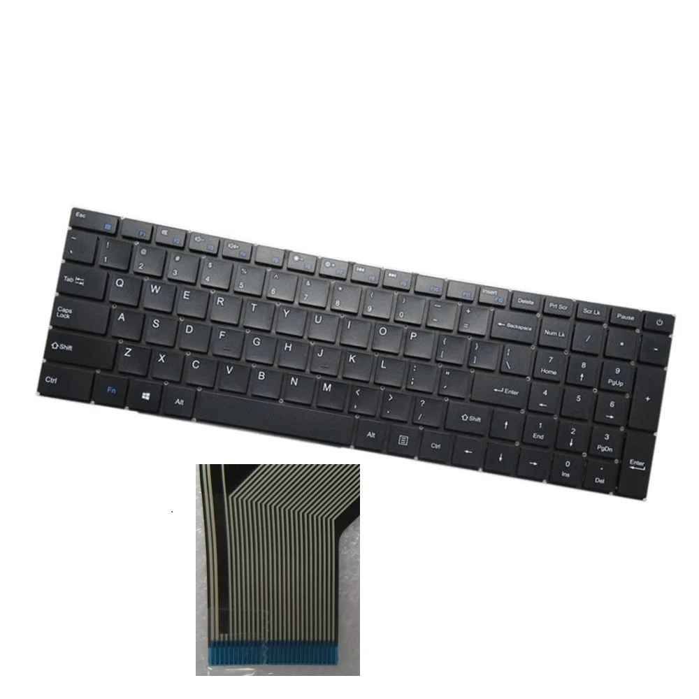 English US Laptop Without Backlit Keyboard For FUNHOUSE F10 15.6 Inch J4105 J4115 J4125 Black Without Frame New