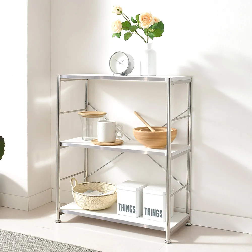 Kimo KM-T4703SS Special Mead Century Universal Steel Three-Step Bookshelf shelf Bookshelf Shed