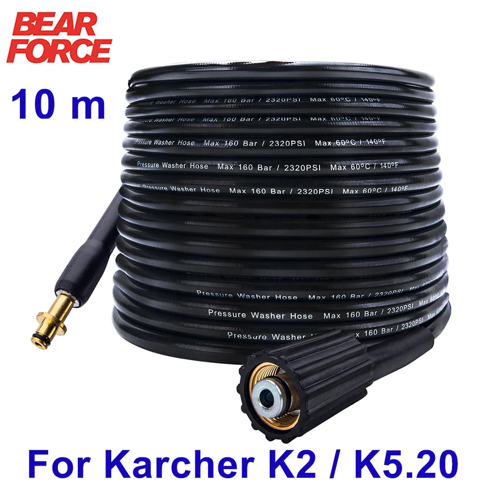 10m High Pressure Washer Hose Pipe Cord Water Cleaning Hose Water Hose for some of Sink Karcher K2 K5.20 Pressure Washer