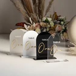Black Acrylic Table Numbers Frosted Acrylic Sign Wedding Table Decor Wedding Signage Gold Table Numbers White Table Numbers