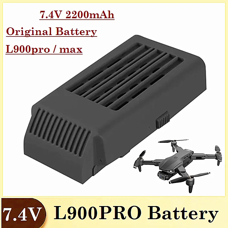 1/2/3/4/6PCS L900 Pro Drone Battery 7.4V 2200mAh L900PRO MAX Original Battery RC Quadcopter Drones Accessories
