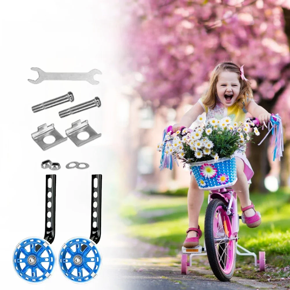 AliExpress NONE Kids Bike Training Wheels Flash Mute Wheel for 12 14 16 18 20 Inch Kids Single Speed Bikes