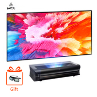 AWOL VISION LTV-3500 Pro 4K 3D Ultra Short Throw Triple Laser Projector Home Theater Projector