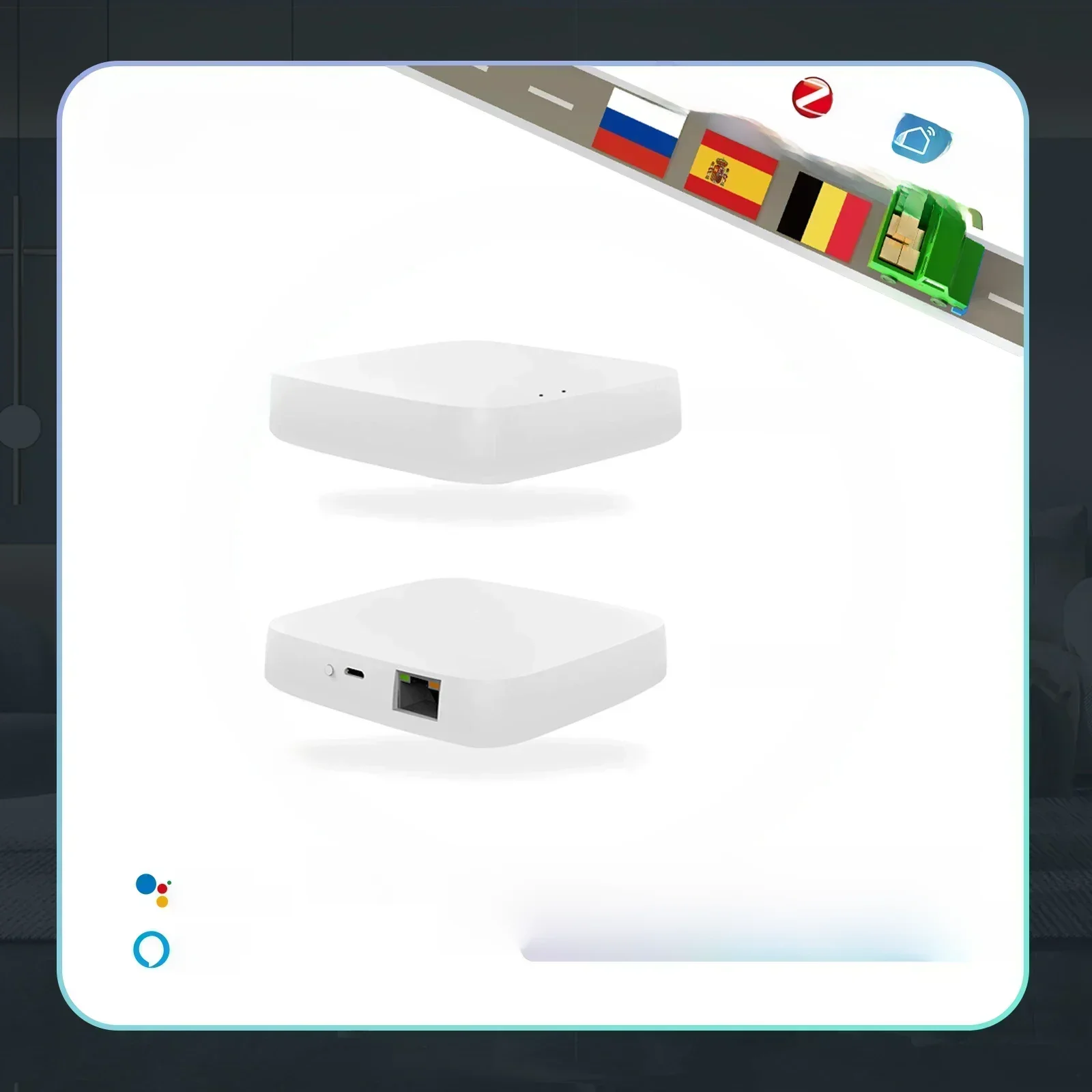 MOES Tuya ZigBee/BLE Smart Gateway Hub Smart Home Bridge Smart Life APP Drahtlose Fernbedienung Funktioniert mit Alexa Google Hause