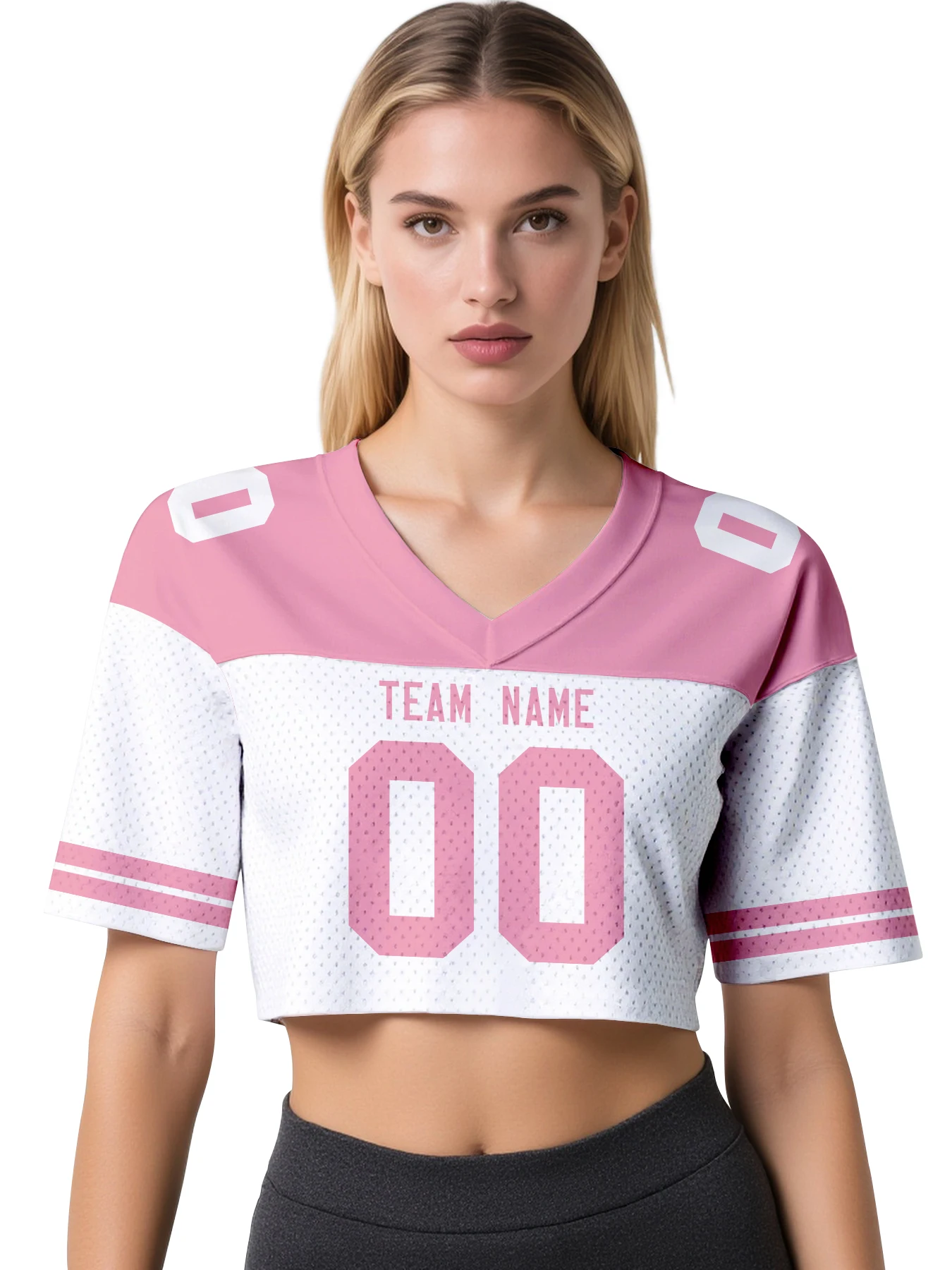 

Футбольные укороченные майки Y2K на заказ, персонализированные футбольные майки с принтом и номером, футбольные майки для команды для женщин и девочек, фанатов