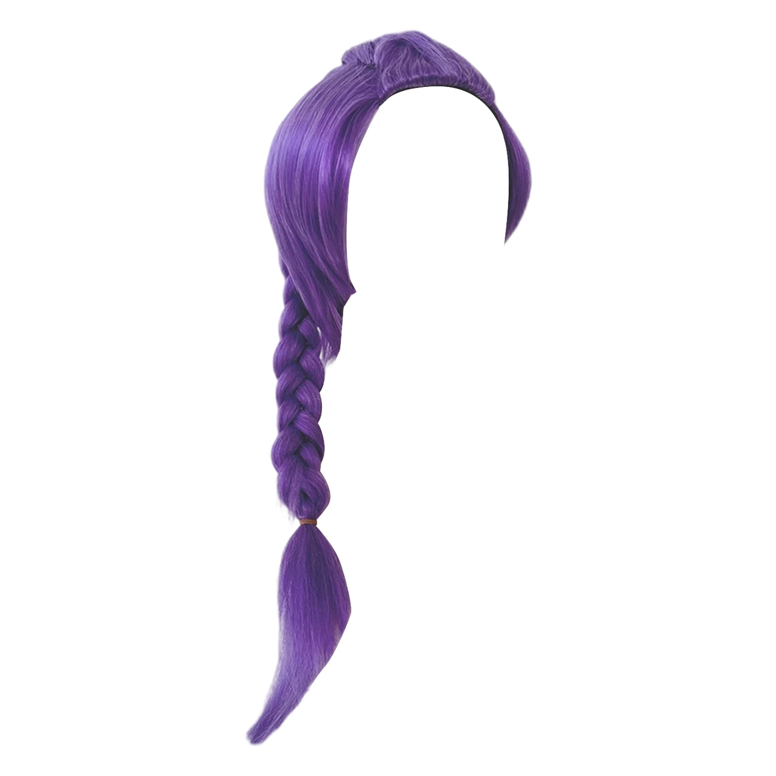 

33.5inch Kid Anime Kpop Demon Hunters Wigs Cosplay for Rumi Mira Zoey Cosplay Wigs Cap Christmas Halloween Purple Long Braid Wig