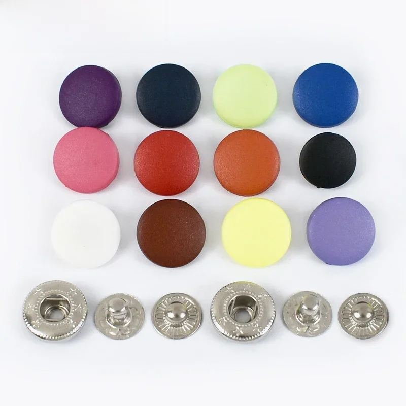Meetee 50set 12/15/18/20/23mm Plastikowe zatrzaski Okrągły niewidoczny przycisk zatrzaskowy do jednolitej DIY Klamra do szycia odzieży — zdjęcie 2