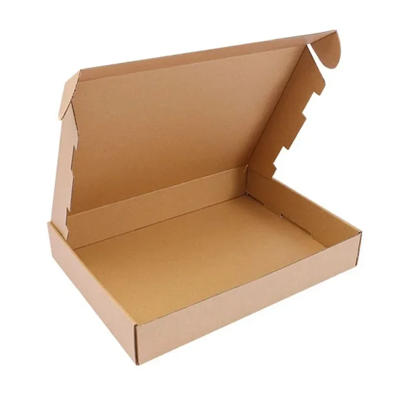 Emballage en Carton Kraft blanc/marron, 10 pièces, petits cadeaux pour fête de mariage, boîte-cadeau d'événement faite à la main, boîte d'emballage logistique express