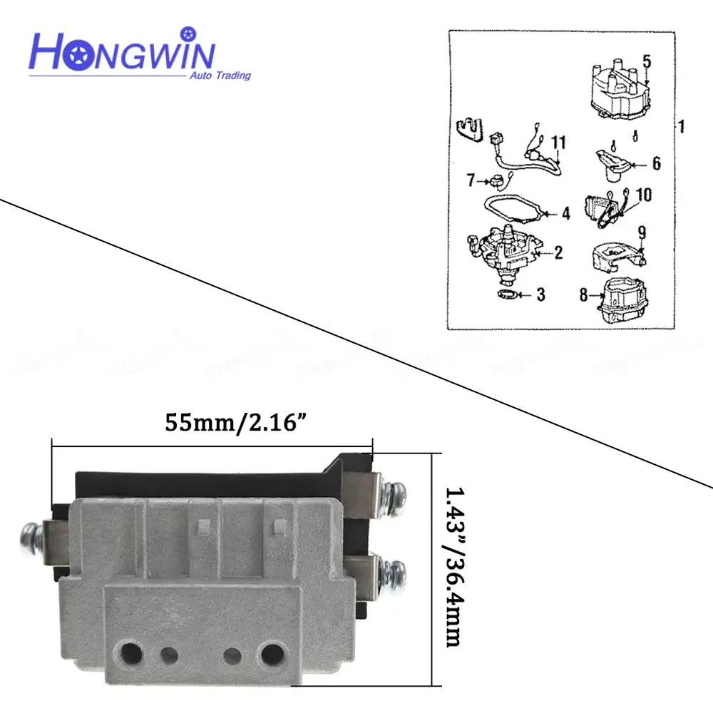 OEM NO. 89620-12440 Ignition Control Module Fits Toyota Corolla Celica Prizm 1.6L 1.8L 93 94 95 8962012680 ,8962016680