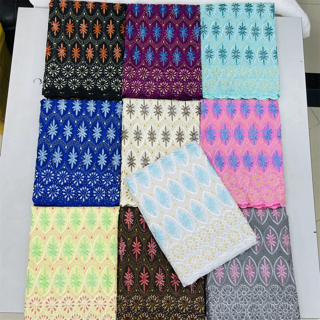 

Африканская швейцарская вуаль, хлопковая кружевная ткань, высокое качество, вышивка, гипюр, французское нигерийское кружево для свадебной вечеринки, женское платье