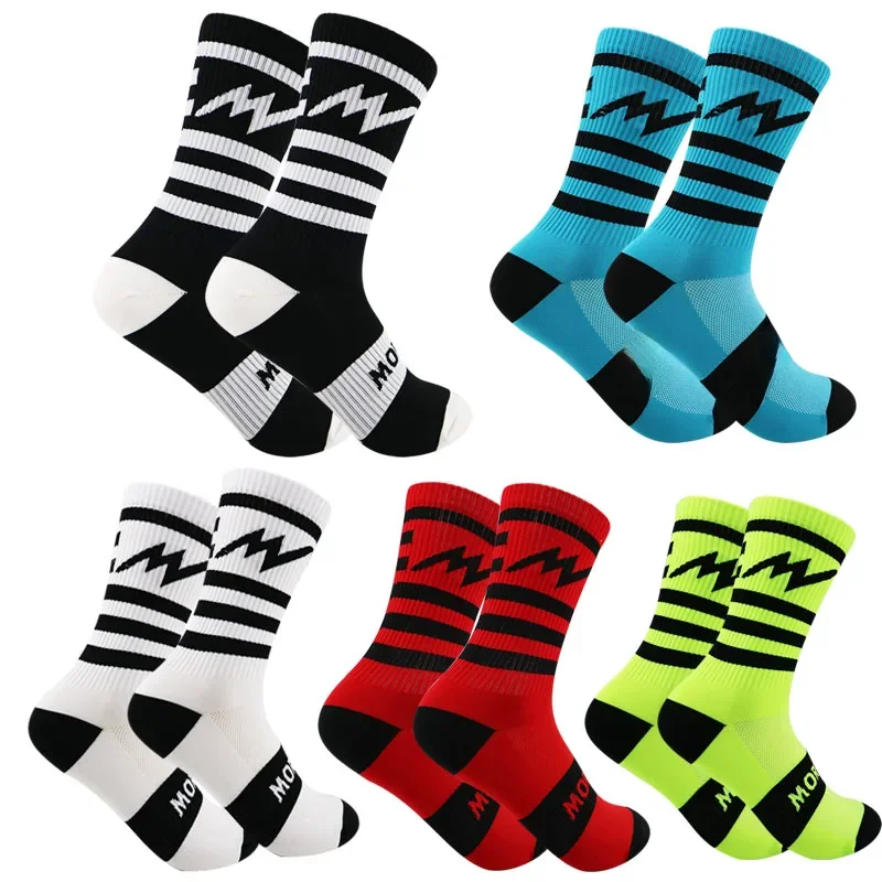 AliExpress Cycling Socks Men Outdoor Sport Cycling Running Socks Breathable Tennis Basketball Running Sport