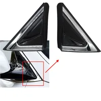 Para Hyundai 2013-2016 Santa Fe DM 861902W000 861802W000 conjunto de moldura decorativa triangular lateral de espejo