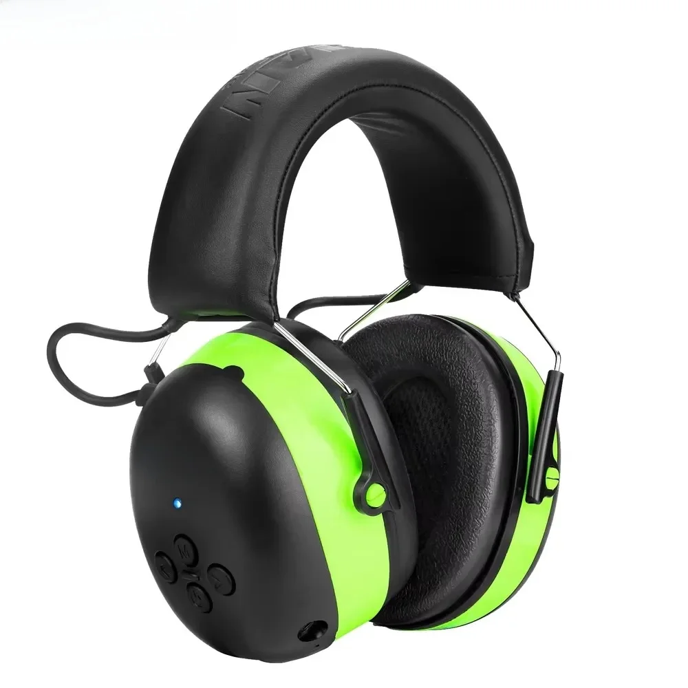 ZOHAN Hearing Protection Bluetooth headphone Earmuffs 5.0 Headphones Safety Noise Reduction 25dB NRR Protector for Mowing Music