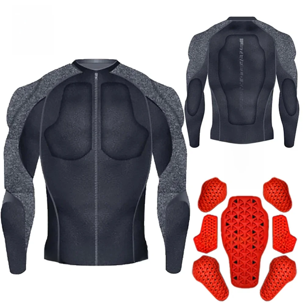 Zomer Heren Motorfiets Zacht Pantser Jas Ce Level 2 Moto Kogelvrije Vesten Kleding Mannen Motorcross Bescherming Rijden Beschermende Kleding - afbeelding 2