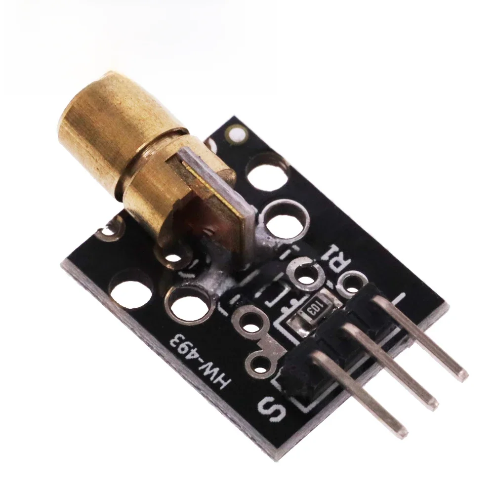 Module de capteur Laser KY-008 650nm, 6mm, 5V, 5mW, Diode à points rouges, tête en cuivre pour Arduino