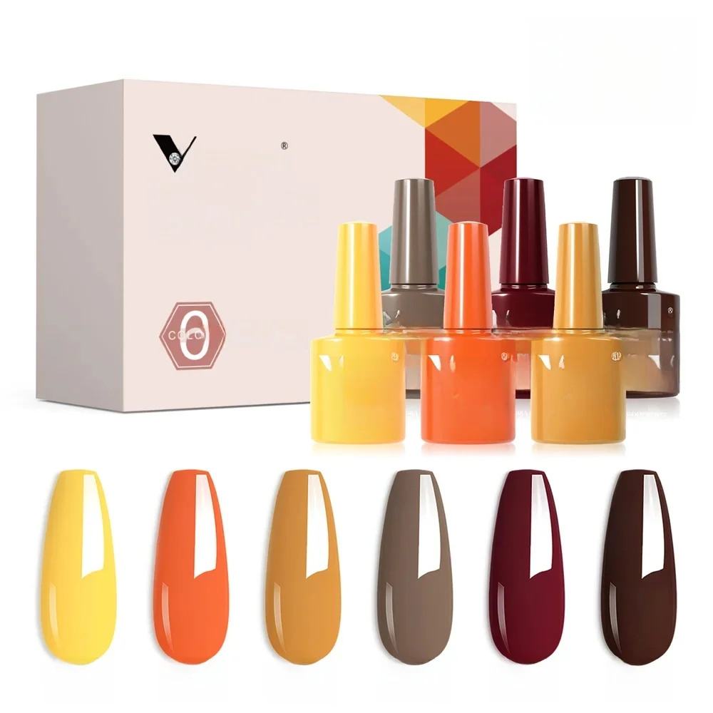 Venalisa Gel Nagellak Kit Hema Vrije Gelei Gel Herfst Kleur Collectie Herfst Nail Art Gel Vernis Doorweekt Uvelde Semi Permanent - afbeelding 2