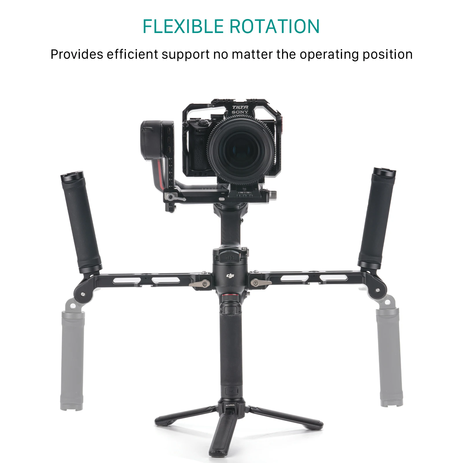 その他 TILTA Dual Handle Bracket for DJI Ronin Dual Handle Power Supply Bracket for DJI Ronin | Tilta