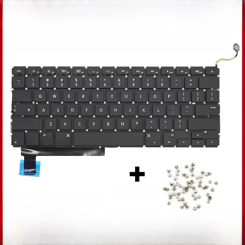 Nowy A1286 dla Macbook Pro 15 "zamienna klawiatura US UK rosyjski francuski hiszpania wersja arabska 2009 2010 2011 2012 rok — zdjęcie produktu 7