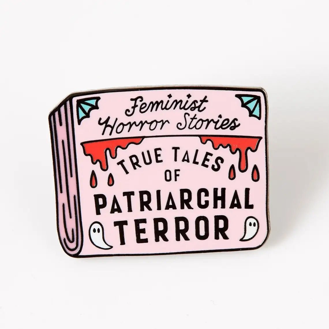 Patrlarchal Terror Hard Enamel Pin Horror Ghost Story Book Metal Brooch Accessories Fashion Badge Jewelry Halloween Gift