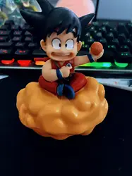 Dragon Ball Anime Figure Sun Goku Action Figure Young Flight Same Style Tendon Douyun PVC Statue Collection Model Kid Doll