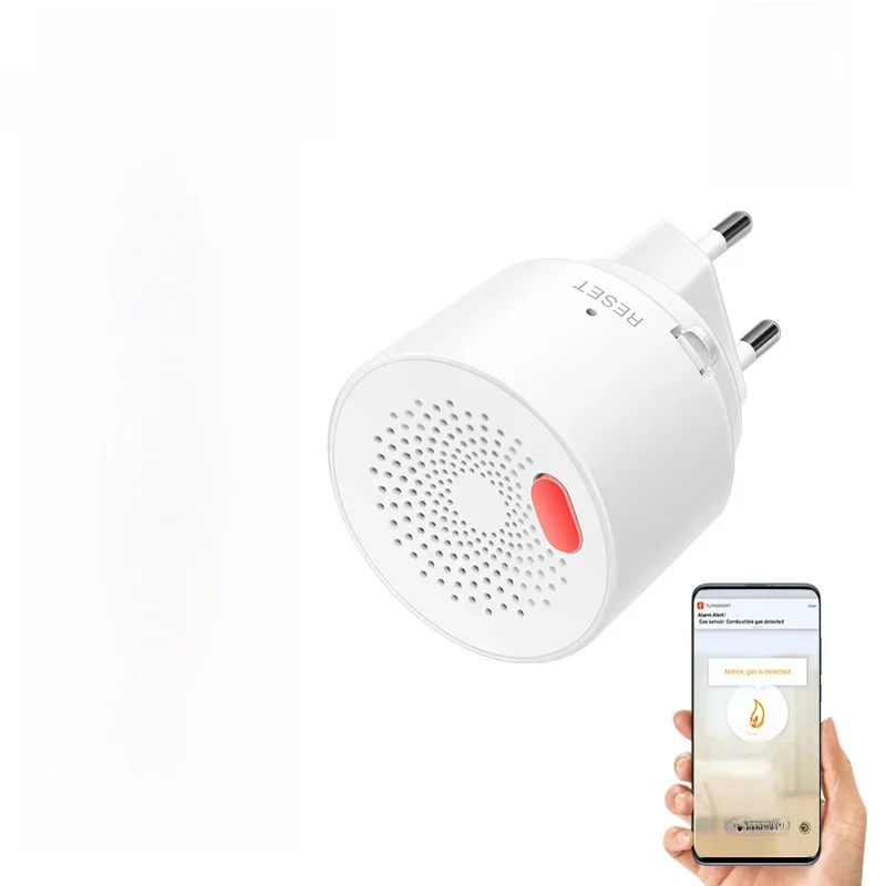 Tuya-Capteur de gaz naturel domestique intelligent, alarme de fuite de gaz GPL, détecteur domestique combustible, protection contre les incendies, Wi-Fi, sécurité