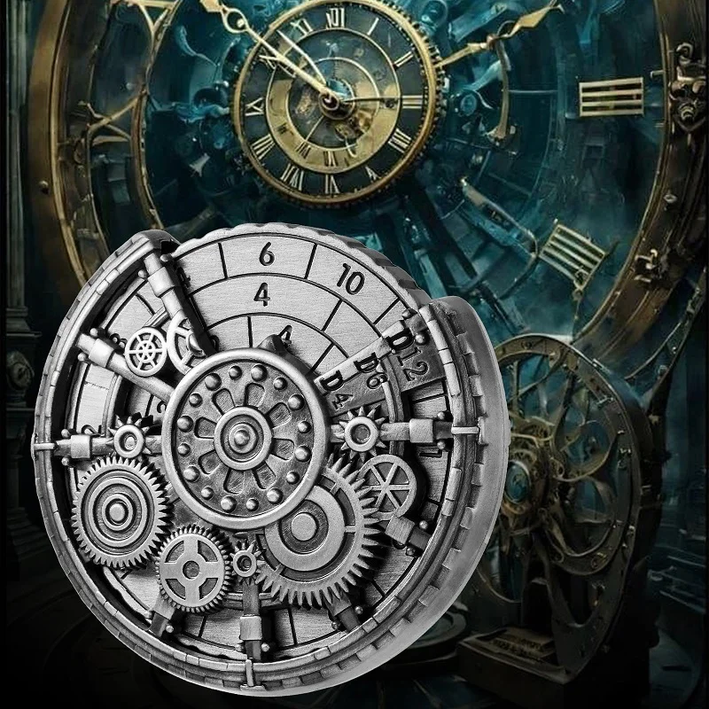 ลูกเต๋าแฟชั่น Viral Custom Fate Gear Spinner สำหรับเกม DND RPG ตัวช่วยตัดสินใจ ของเล่นมือหมุนรูปมังกรสุดพิเศษสำหรับเด็กและผู้ใหญ่ ช่วยคลายเครียดและความวิตกกังวล