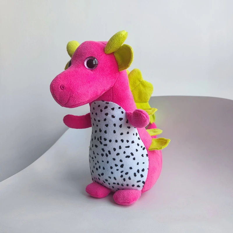 25cm Cartoon Cute Pillow Doll Dragon Fruit Dinosaur Plush Plush Toy Kawaii Children Birthday Gift