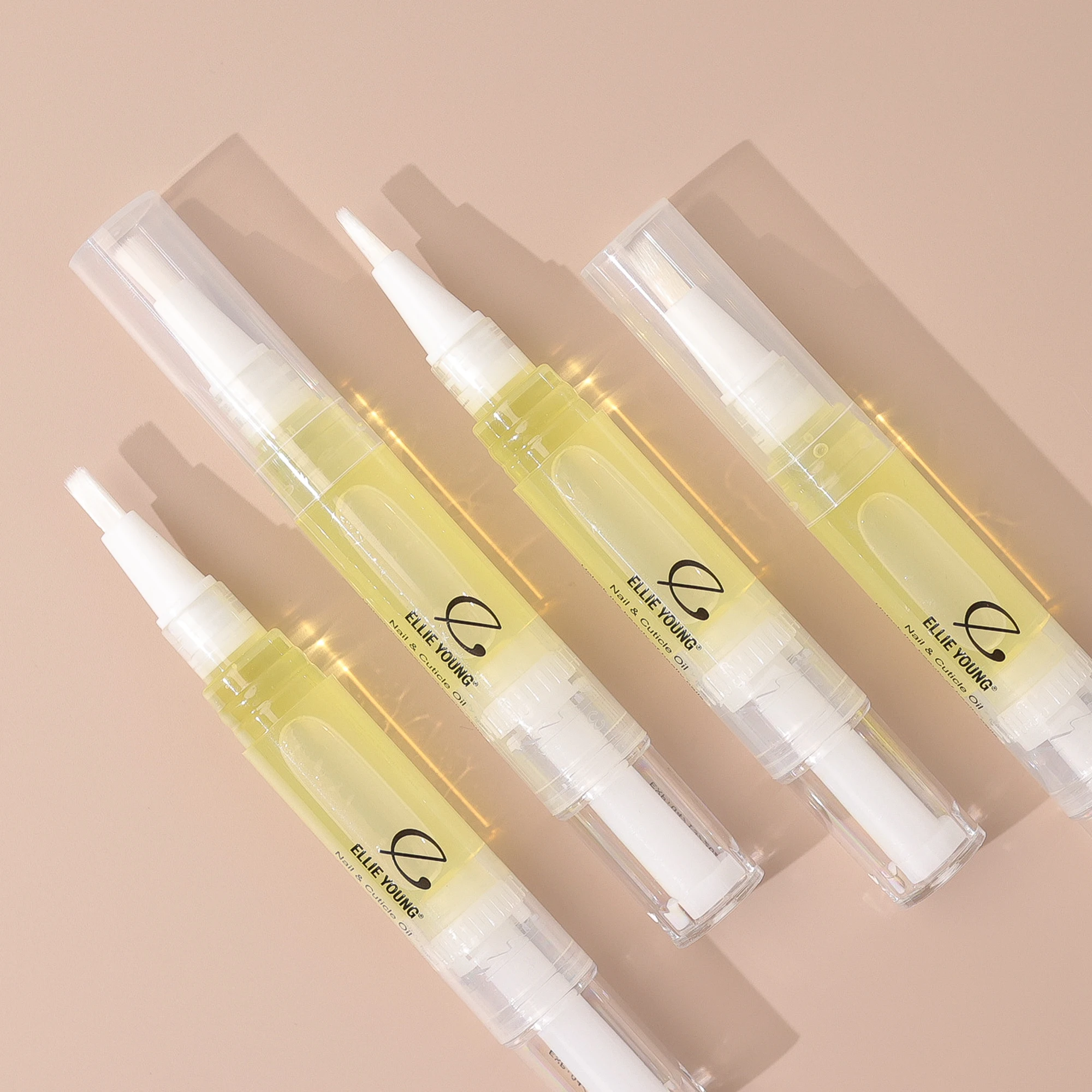 Ellie Young 3 ml nagel- en nagelriemolie, hydraterend en groei, hydraterend, versterkend, stimulerende nagelriemolie