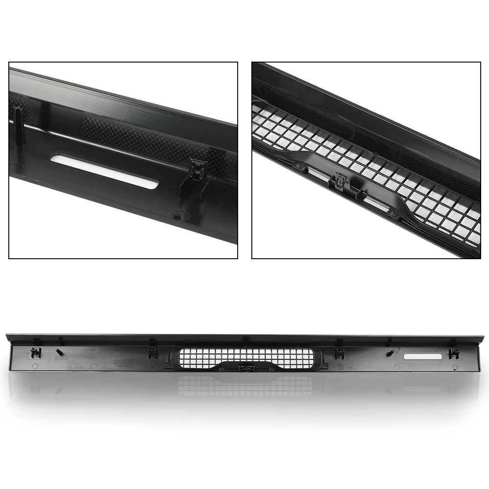 Czarna Osłona Deski Rozdzielczej z Otworem Wentylacyjnym i Funkcją Rozmrażania, Ramka, Pasuje do Jeep Wrangler Tj 1997-2006, Mocna, Wytrzymała, Trwała