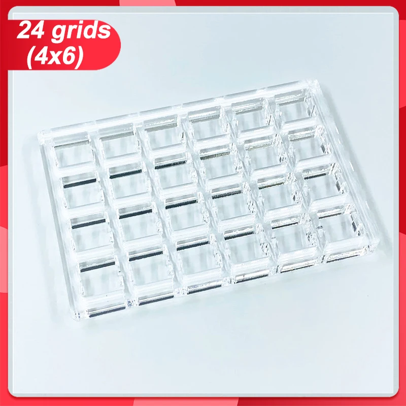 Switch Tester Base Acrylic Switch Tester Plate For Cherry MX Switch Storage Display Board Tester Base 1X2 3X3 3X4 4X4 4X5 6X5