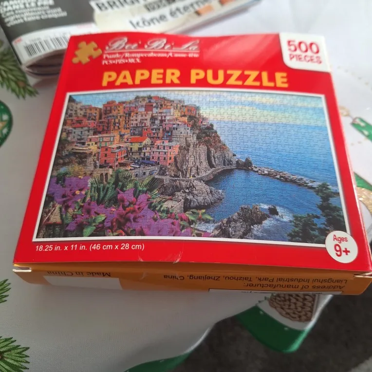 500 Pieces Jigsaw Puzzle for Adults Painting Cinque Terre Paper Puzzles Home Decor Wall Display Festival Gift Toys photo review
