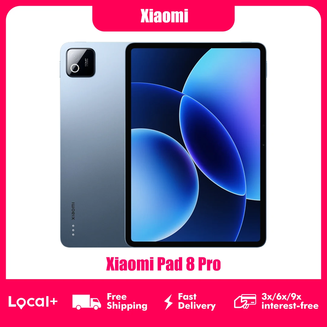 Tablette PC Xiaomi Pad 8 Pro Wifi 7 8 Go 256 Go 12 Go 512 Go Batterie 9200 mAh Écran 11,2 pouces 3,2K