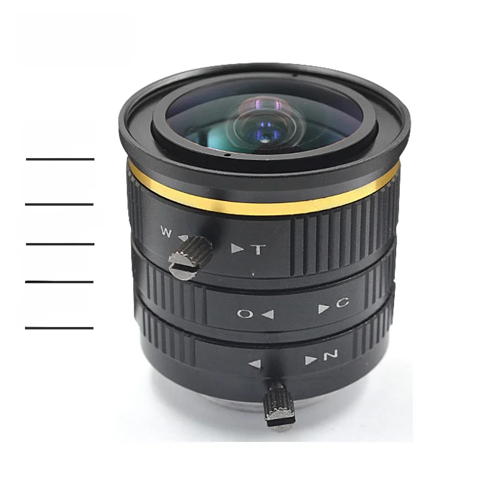 HD 3MP CS szerokokątny soczewka powiększająca 2.5-7.5mm zmiennoogniskowy 1/3 "F1.8 inspekcja przemysłowa obiektywy kamery przemysłowej akcesoria do aparatu — zdjęcie 2