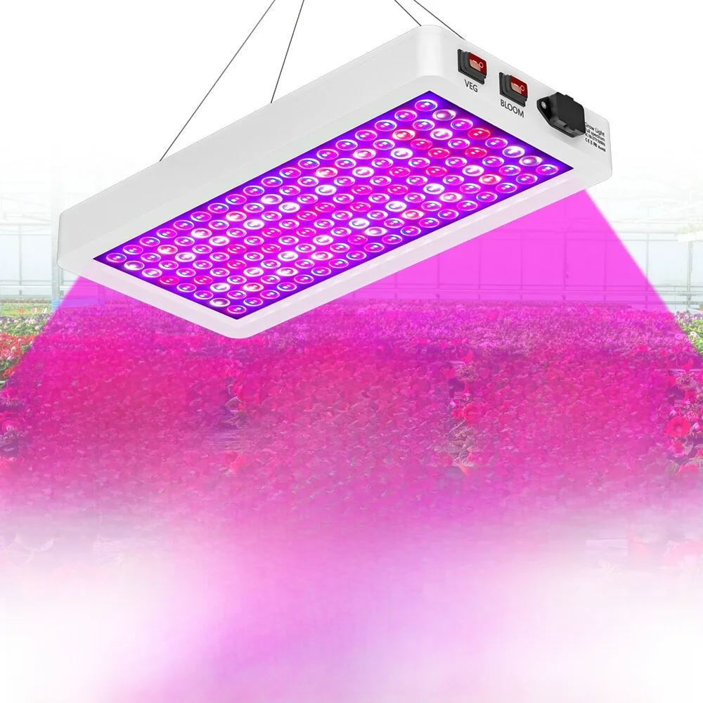 500W 300W LED Grow Light Full Spectrum Greenhouse Tent Vegetable Cultivation Hydroponics Lamp For Plant Flowering Fruiting IR UV