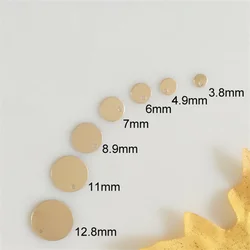 14K Gold Filled Round Blank Disc Charms Gold Filled Circle Tag for Engraving 1/20 14K