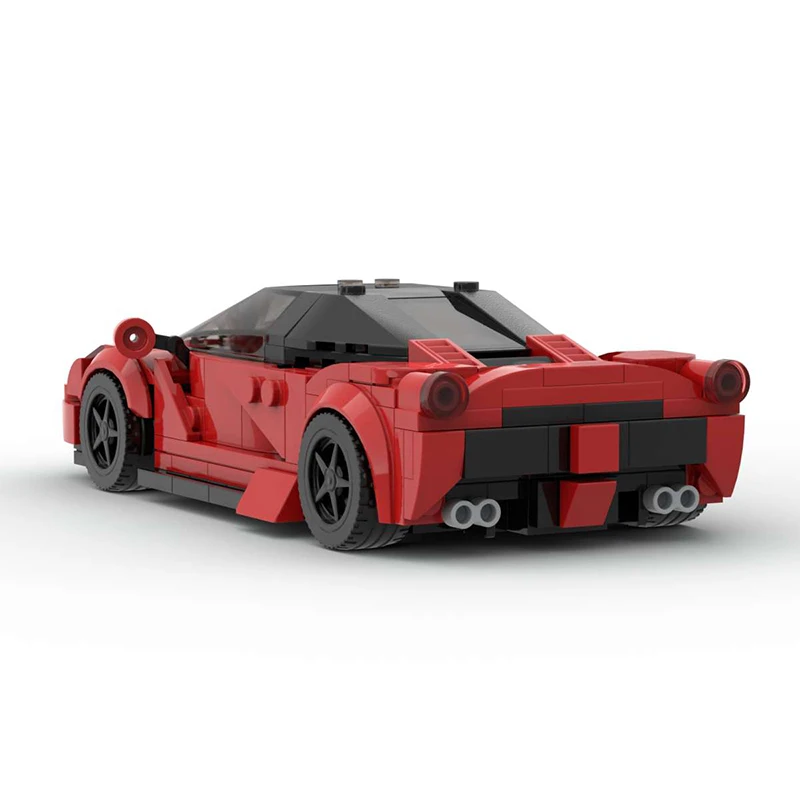 MOC Cool Sports Car Speed Series Racing 8-grid Car puzzle construction Self assembled car model Gift Set Toys