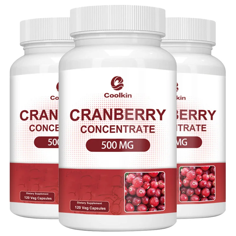 Cranberry Capsules - Helps Cleanse and Protect The Urinary Tract, Bladder Control, Cleanse The Kidneys - 120 Capsules