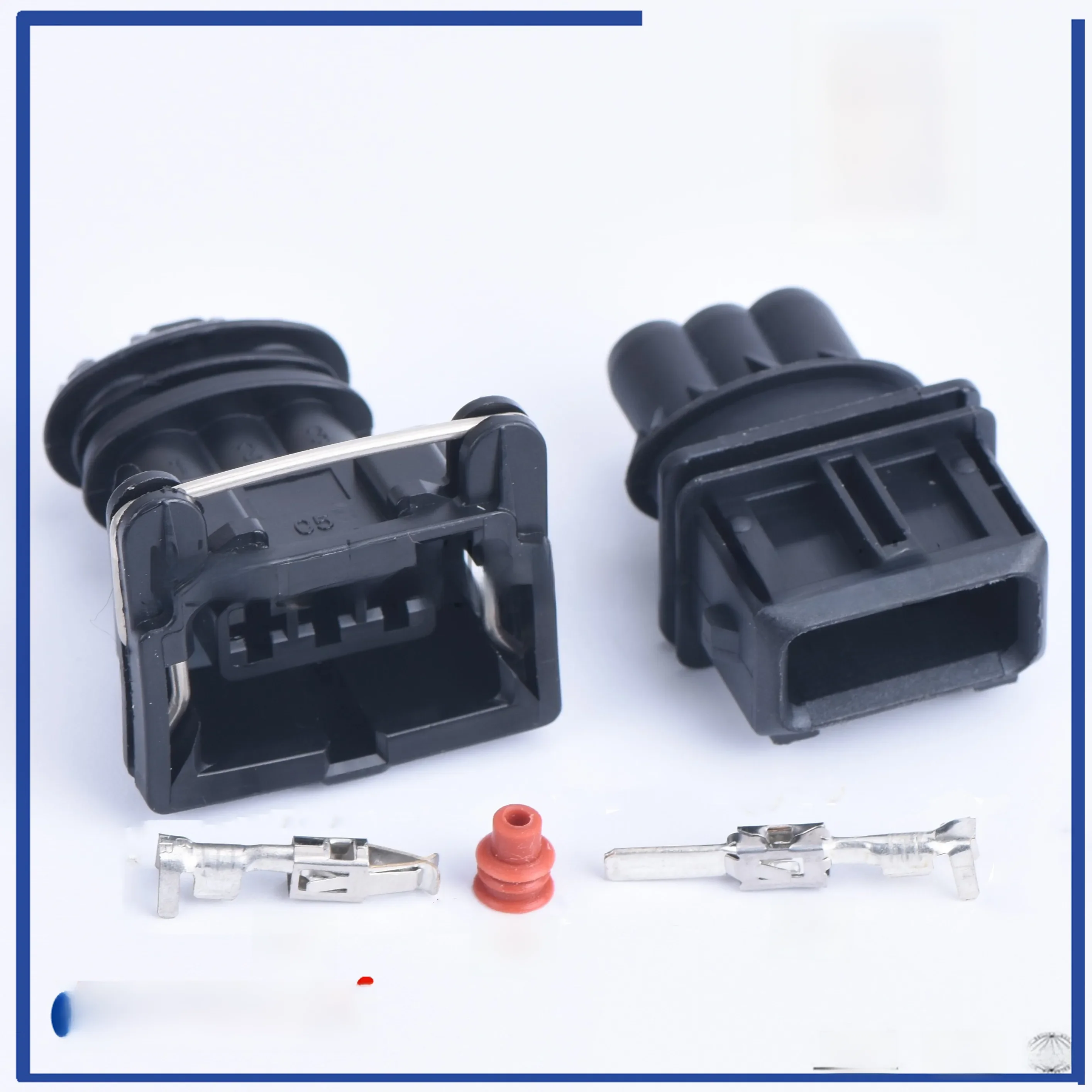 Injecteur de Carburant Étanche à 3 Broches, Connecteur existent EV1, Minuterie d'Alimentation de Voiture, Prise de Capteur, 1-282191-1, 282729-1, 962581-1, EFI