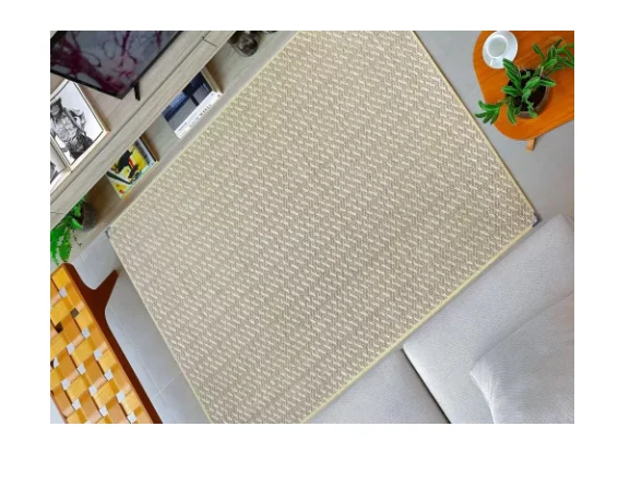 Tapete Sisal Sala Quarto Escritório 1,50 x 2,00 Antiderrapante S567 Clean - Lancer