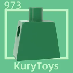 Kury Toys MOC DIY For 973 #100pcs Building block parts For Body Part Torso Plain