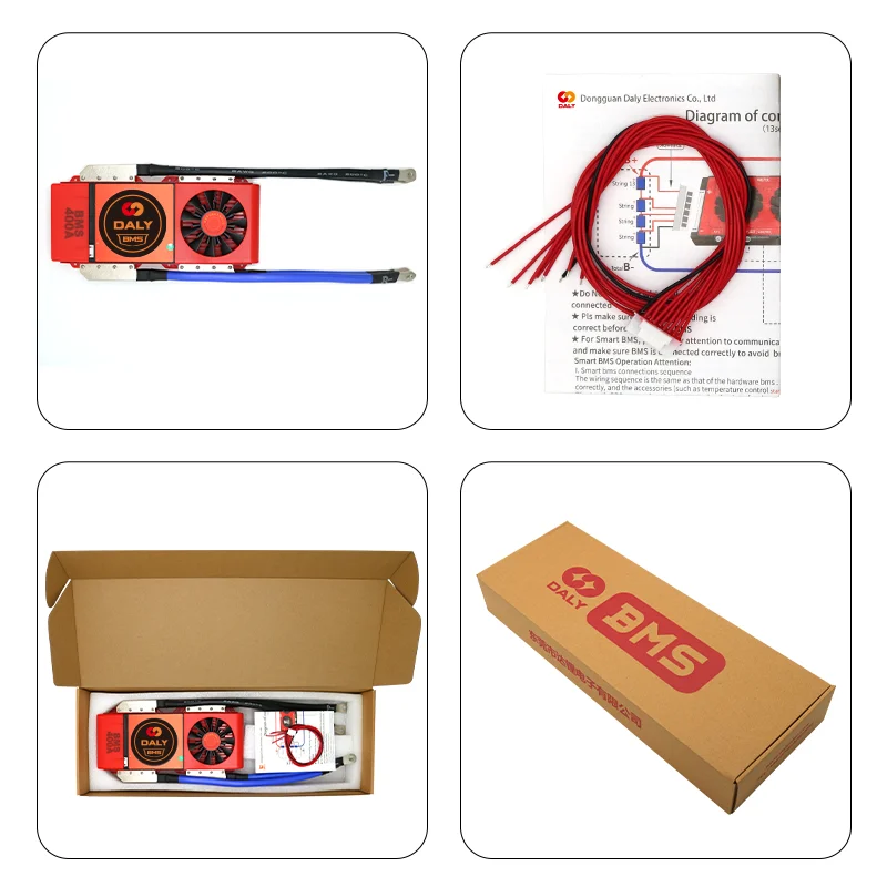 DALY-BMS inteligente Serie alta, 72V, 100V, 120V, 21S, 27S, 32S, 100A, 120A, 150A, 200A, con soporte de equilibrio, aplicación Bluetooth para batería solar