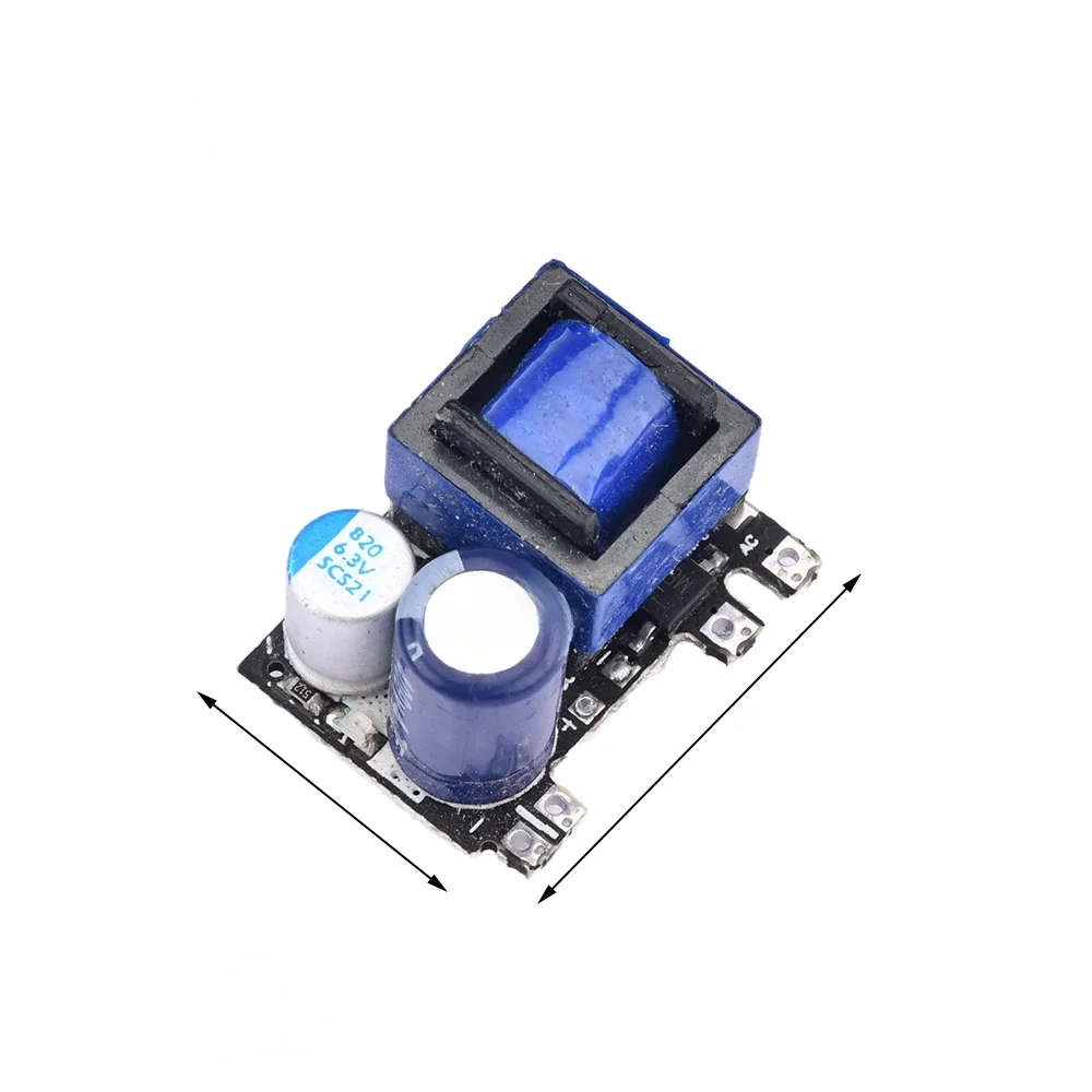 AC-DC 5V 1000mA 2000mA 5W 10W Precyzyjna przetwornica obniżająca napięcie AC 220V do 5V DC Moduł zasilacza transformatora obniżającego napięcie — zdjęcie 2