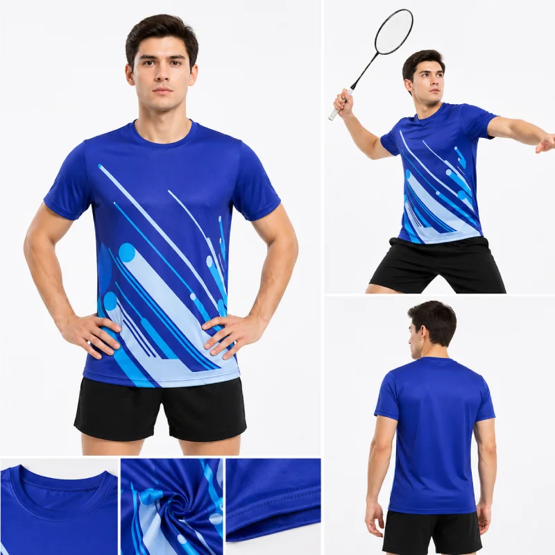 Men Badminton Shirt Quick Dry  - Badminton Jersey ulasan dan harga