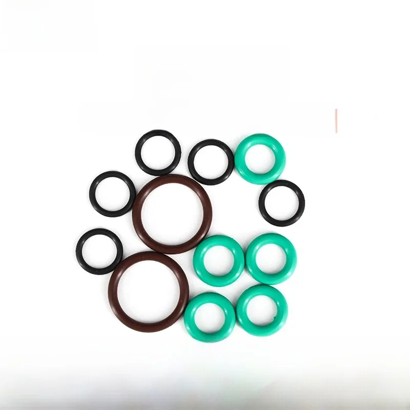 FKM O-ring Uszczelka Grubość CS1.8/2.65/3.55mm ID1.8-20mm FPM Odporny na kwasy i zasady O-ring z gumy fluorowej samochodowej. — zdjęcie 2