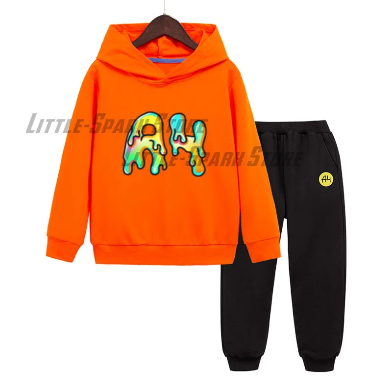 

А4 Donuts Children Hoodies Suit Boy Autumn Влад a4 Бумага Kids Sweatshirt Casual Long Sleeve Caotton Pullover Hooded sweatshirts